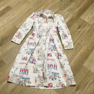 Cath Kidston 25th Birthday Print Button Dress US 2